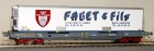 30300 LS Models Flat car type KM with refrigerated container FAGET